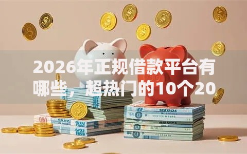 2026年正规借款平台有哪些,超热门的10个2025年7天借款的口子秒到的推荐 2026年正规借款平台有哪些,超热门的10个2025年7天借款的口子秒到的推荐