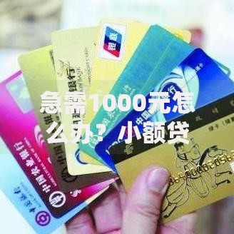 急需1000元怎么办?小额贷款哪里最可靠试试这6个无门槛平台 急需1000元怎么办?小额贷款哪里最可靠试试这6个无门槛平台