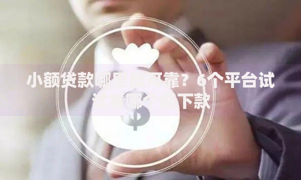 小额贷款哪里最可靠？6个平台试试看哪个能下款