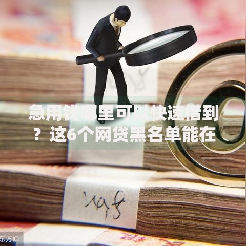 急用钱哪里可以快速借到?这6个网贷黑名单能在平台借钱值得一试 急用钱哪里可以快速借到?这6个网贷黑名单能在平台借钱值得一试