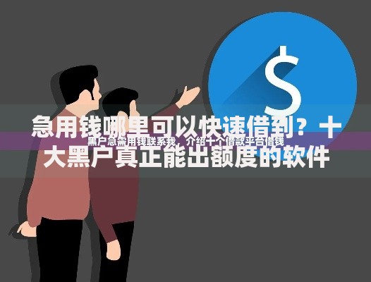 急用钱哪里可以快速借到?十大黑户真正能出额度的软件推荐 急用钱哪里可以快速借到?十大黑户真正能出额度的软件推荐