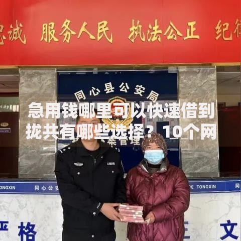 急用钱哪里可以快速借到拢共有哪些选择？10个网贷利息最低的平台详解