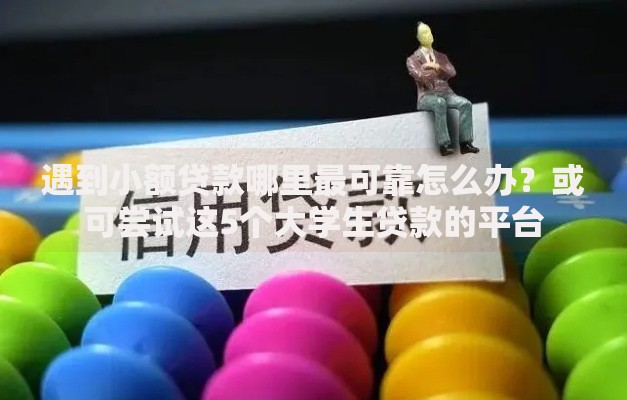 遇到小额贷款哪里最可靠怎么办？或可尝试这5个大学生贷款的平台