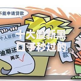 十大最新黑口子秒过的盘点，解决不看征信的贷款平台的问题