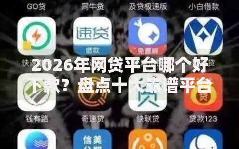 2026年网贷平台哪个好下款?盘点十大靠谱平台借钱好借 2026年网贷平台哪个好下款?盘点十大靠谱平台借钱好借