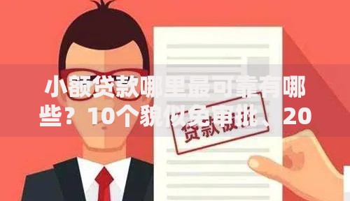 小额贷款哪里最可靠有哪些?10个貌似免审批、2025花户风控必过的口子论坛合集 小额贷款哪里最可靠有哪些?10个貌似免审批、2025花户风控必过的口子论坛合集