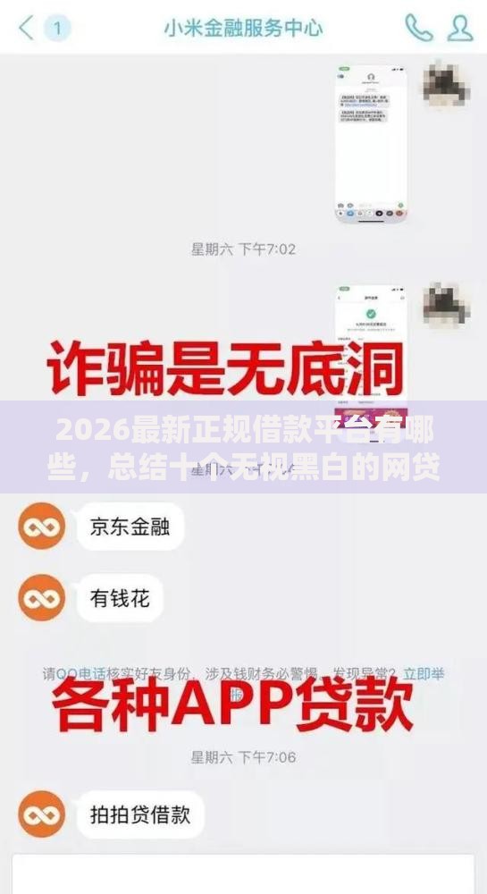 2026最新正规借款平台有哪些,总结十个无视黑白的网贷软件! 2026最新正规借款平台有哪些,总结十个无视黑白的网贷软件!