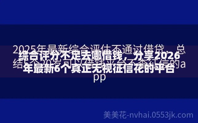 综合评分不足去哪借钱,分享2026年最新6个真正无视征信花的平台 综合评分不足去哪借钱,分享2026年最新6个真正无视征信花的平台