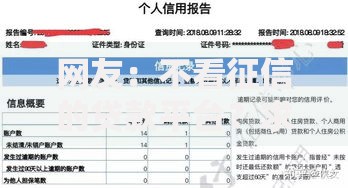 网友:不看征信的贷款平台?求介绍几款信用网贷平台好 网友:不看征信的贷款平台?求介绍几款信用网贷平台好