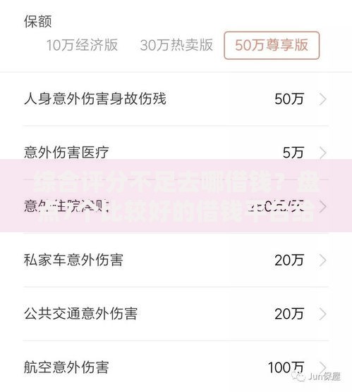 综合评分不足去哪借钱?盘点7个比较好的借钱平台给你参考 综合评分不足去哪借钱?盘点7个比较好的借钱平台给你参考