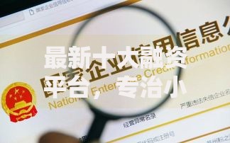 最新十大融资平台,专治小额贷款哪里最可靠 最新十大融资平台,专治小额贷款哪里最可靠