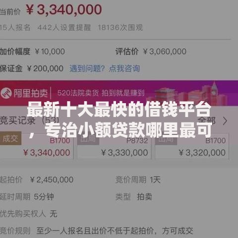 最新十大最快的借钱平台,专治小额贷款哪里最可靠 最新十大最快的借钱平台,专治小额贷款哪里最可靠