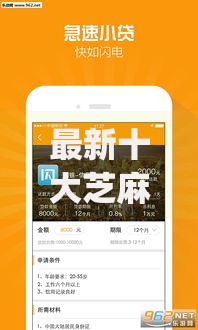 最新十大芝麻分700能秒下的app，专治正规借款平台有哪些