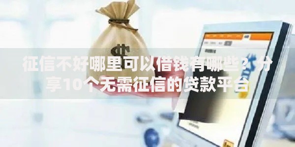 征信不好哪里可以借钱有哪些?分享10个无需征信的贷款平台 征信不好哪里可以借钱有哪些?分享10个无需征信的贷款平台