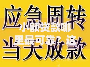 小额贷款哪里最可靠?这6个中小企业贷款平台值得一试 小额贷款哪里最可靠?这6个中小企业贷款平台值得一试