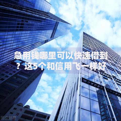 急用钱哪里可以快速借到？这5个和信用飞一样好下款的口子可以试试