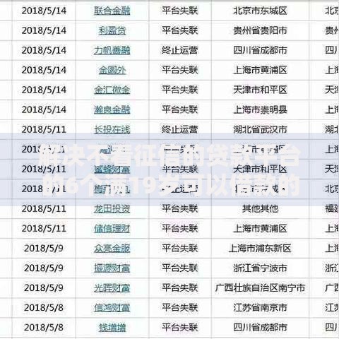 解决不看征信的贷款平台的6个满19岁可以借款的平台分享