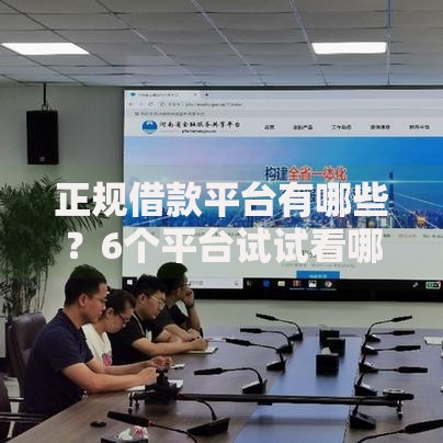 正规借款平台有哪些？6个平台试试看哪个能下款