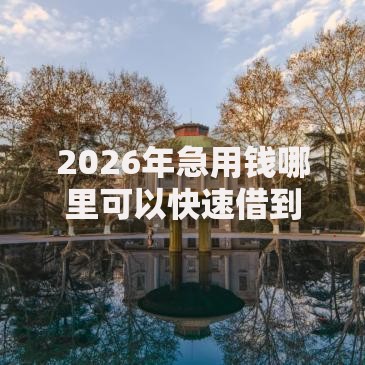2026年急用钱哪里可以快速借到网友分享的7个校园贷款平台我觉得不错！